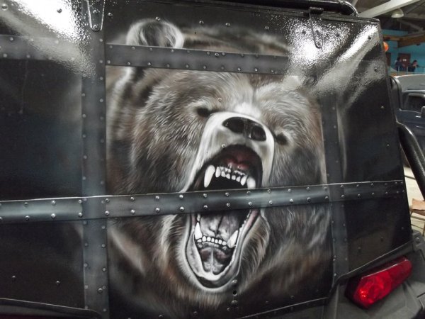 Аэрография на Газель