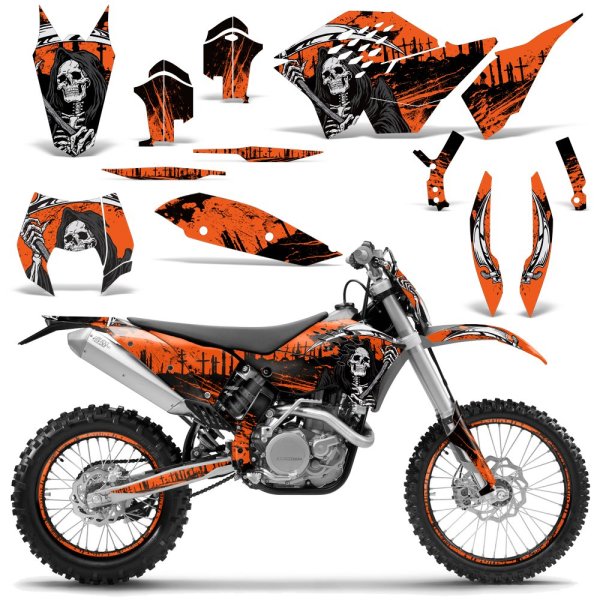 KTM 2008 sx125 наклейки