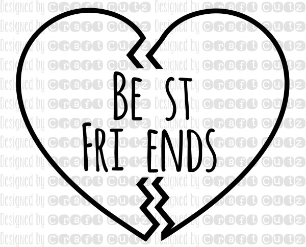 Надпись Бест френдс