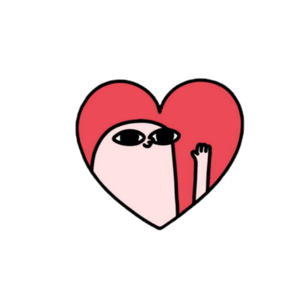 Наклейки "сердечки"