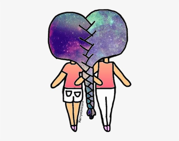 Парные рисунки карандашом для подруг