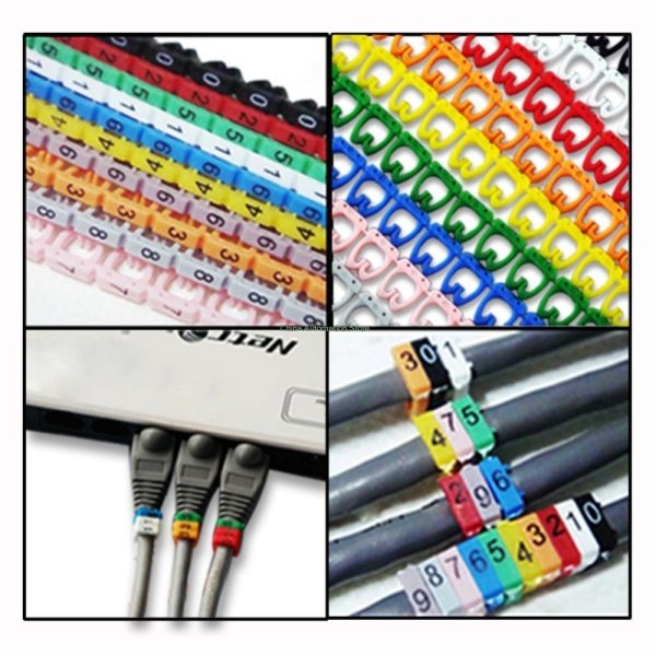 Маркер кабельный цветной bg2