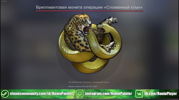 Медаль операции сломанный клык