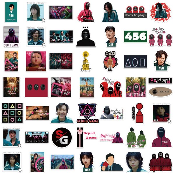 Игра в кальмара Стикеры