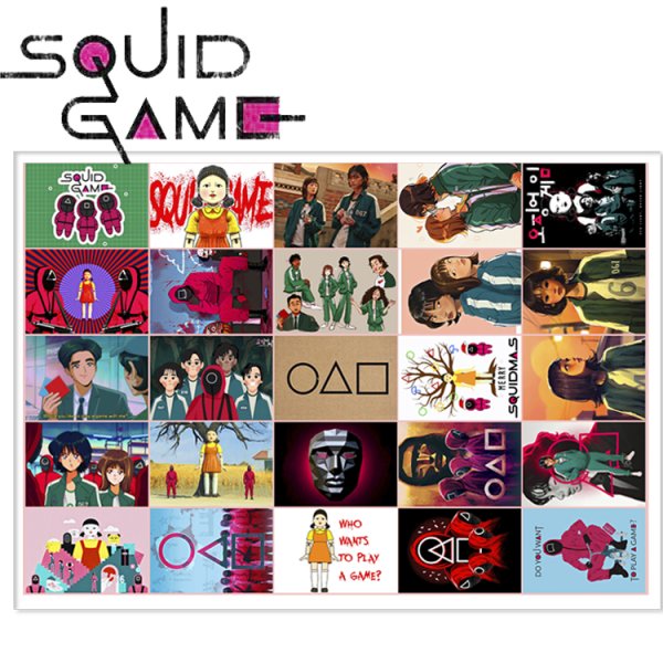 Игра в кальмара сериал Стикеры