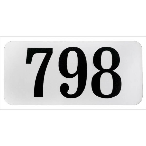 Наклейки на почтовые ящики номера