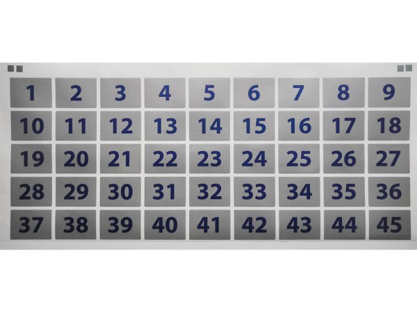 Наклейки на почтовые ящики номера