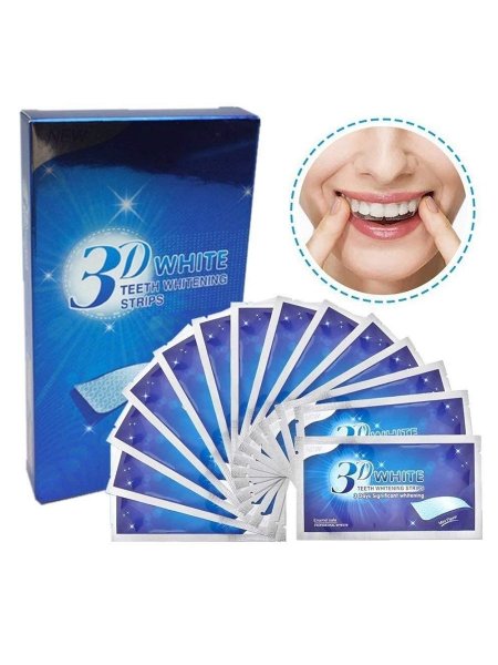 Отбеливающие полоски 3d White Teeth Whitening Stripes