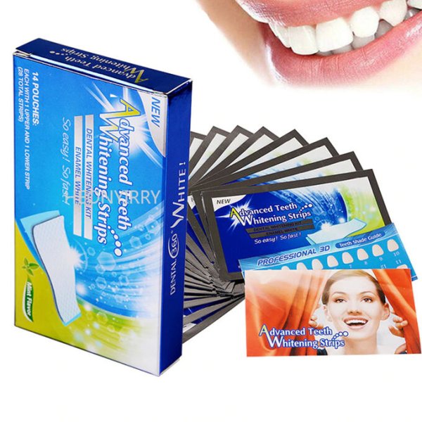 Отбеливающие полоски для зубов применение