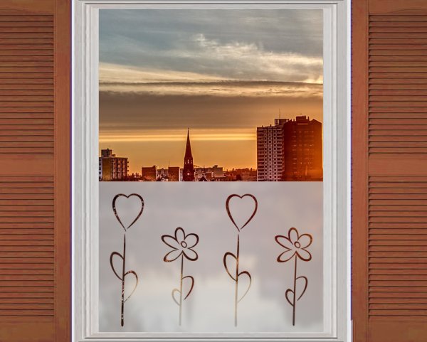 Стеклопакет с декором