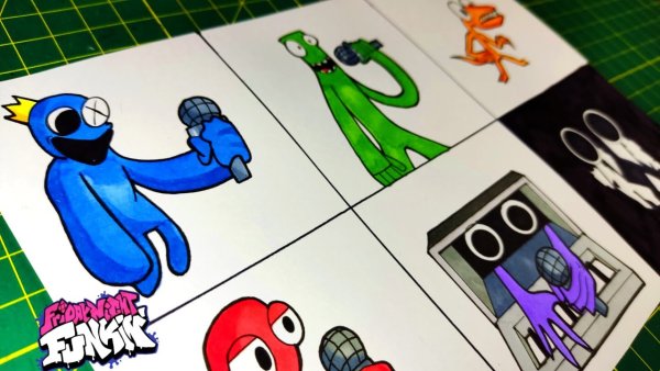 Рисунки из игры радужные друзья