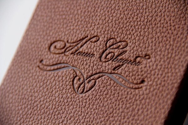 Блинтовое тиснение на коже