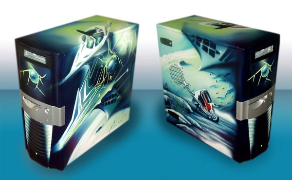 Аэрография на корпусе ПК