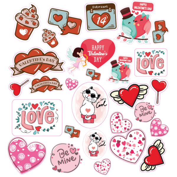 Стикеры любовь