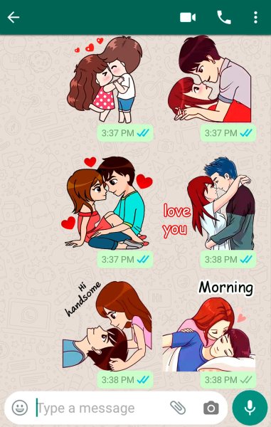 Sticker Love набор наклеек