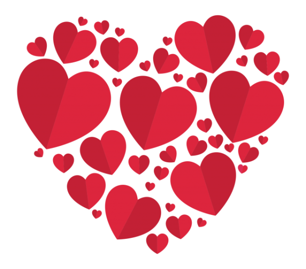 Набор стикеров любовь