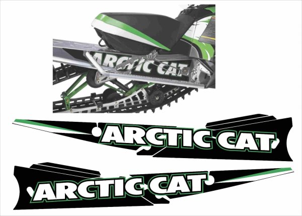 Наклейки на снегоход Arctic Cat m800