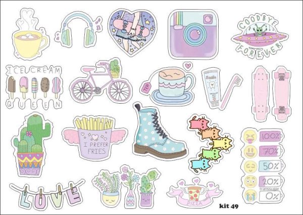 Наклейки для распечатки