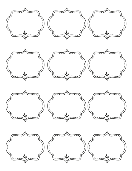 Наклейки на баночки