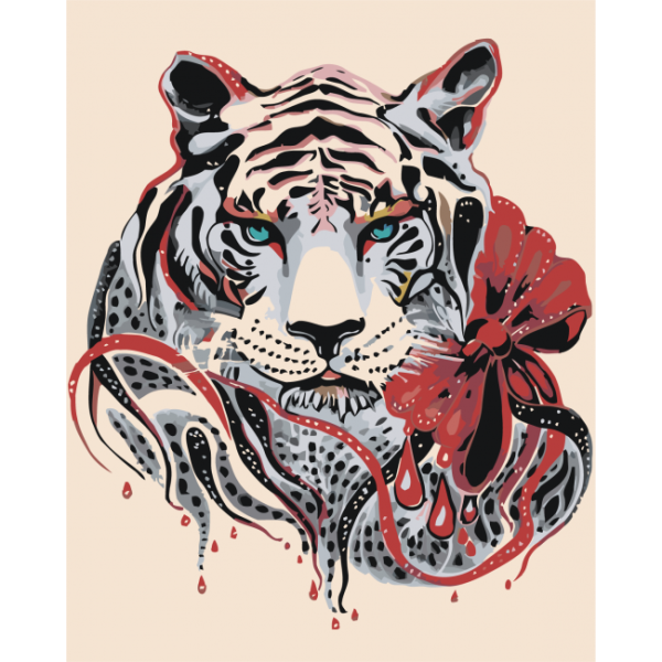 Наклейки на авто тигр