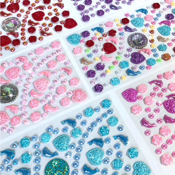 Наклейки блестки