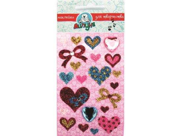 Наклейки с блестками