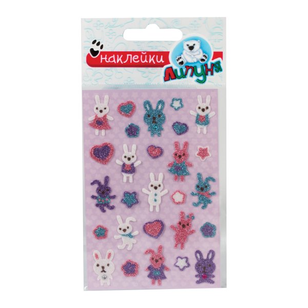 Наклейки с блестками