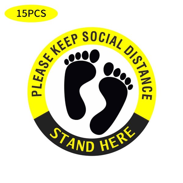 Наклейка на пол круглые