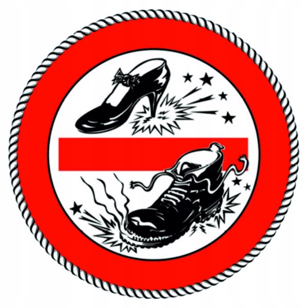 Наклейка туфля