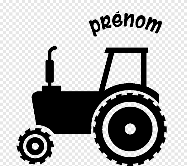 Трактор этикетка