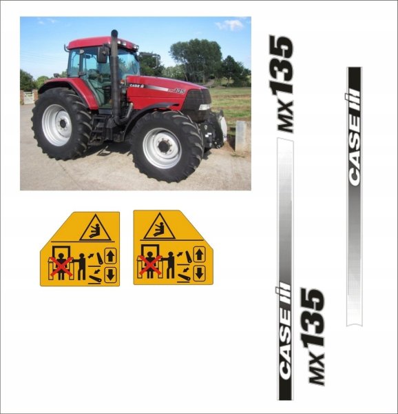 Тракторы с наклейками
