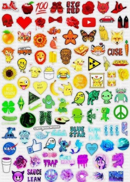 Маленькие наклейки для распечатки