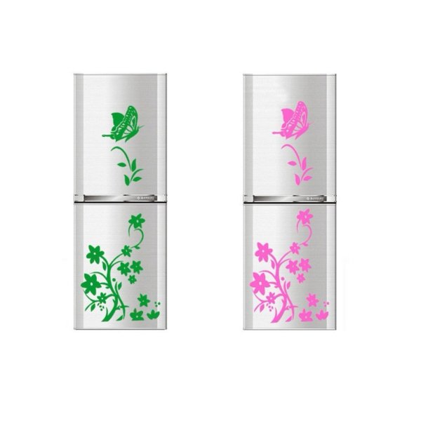 Наклейки зеленые на холодильник