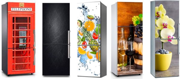 Наклейки на холодильник с котами