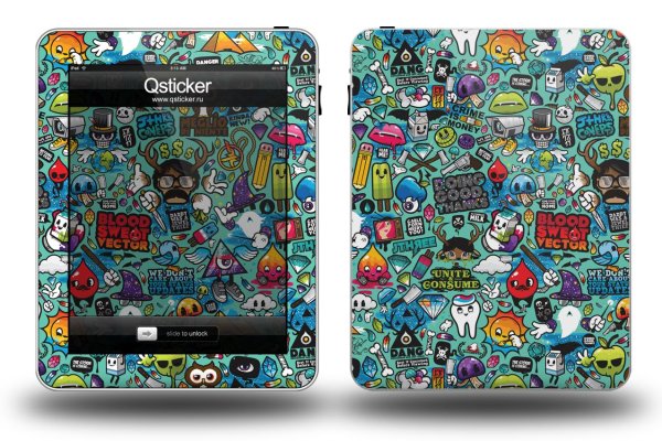 Стикеры на планшет