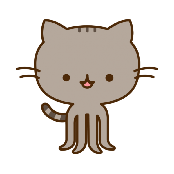 Кавайные наклейки котики