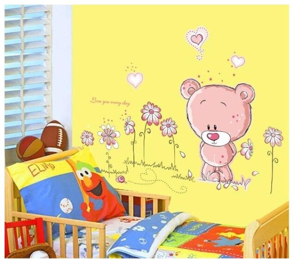 Наклейки в спальню детского сада