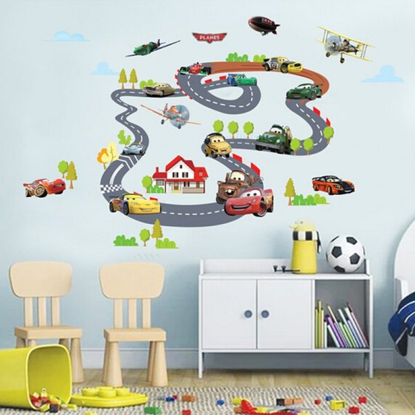 Наклейки на стену в детскую для мальчика