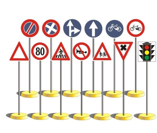 Макеты дорожных знаков