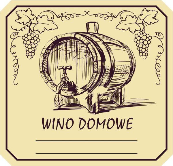 Этикетка для вина