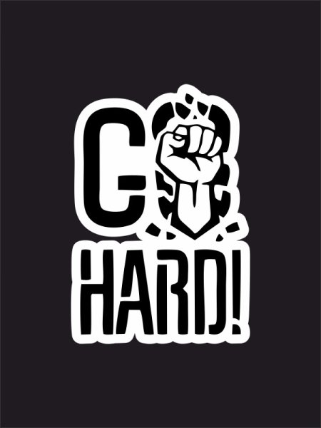Наклейка го Хард