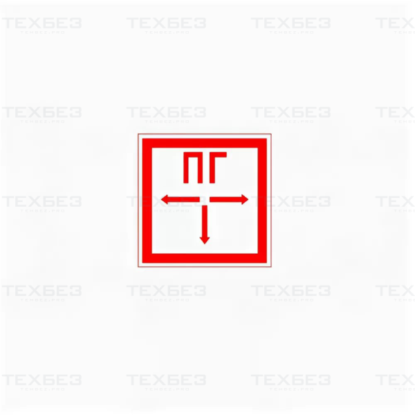 Наклейка пожарный кран npu-2424.f02