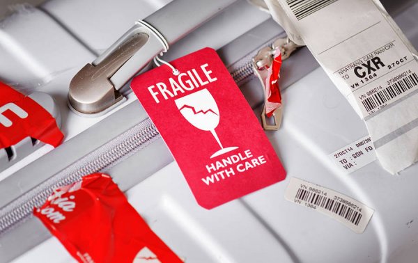 Багажная бирка авиакомпании