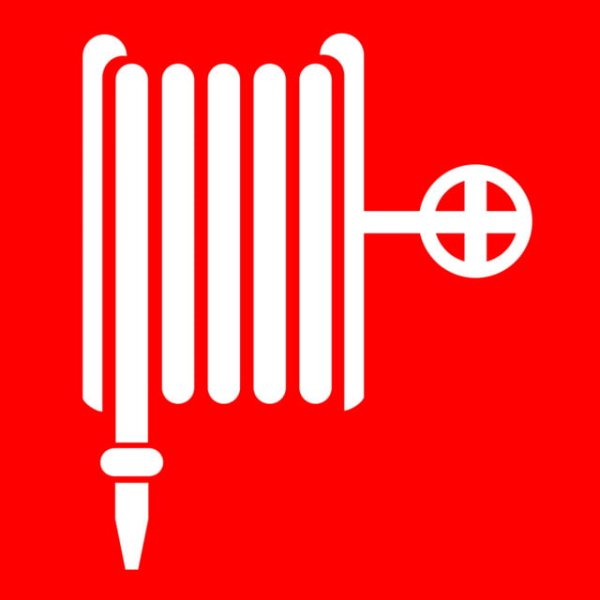 Пожарный шланг знак