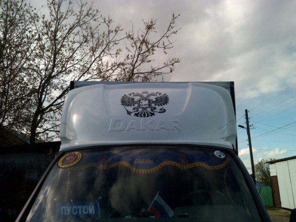 Наклейка на стекло Газель