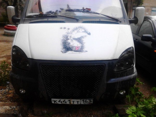 Наклейка на капот Газель Некст