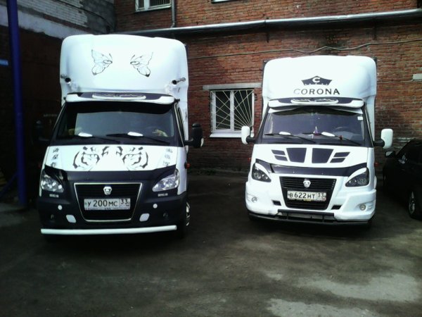 Наклейка на капот Газель Некст