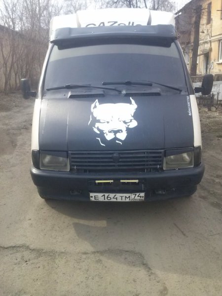 Наклейка на капот Газель
