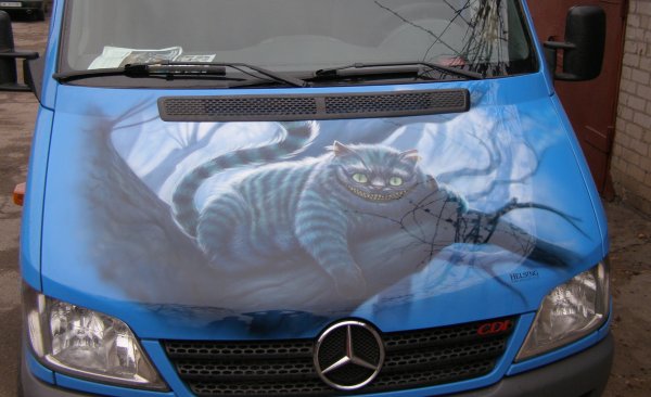 Аэрографика на газелях