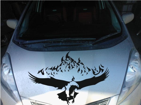 Наклейки на авто Джокер на капот